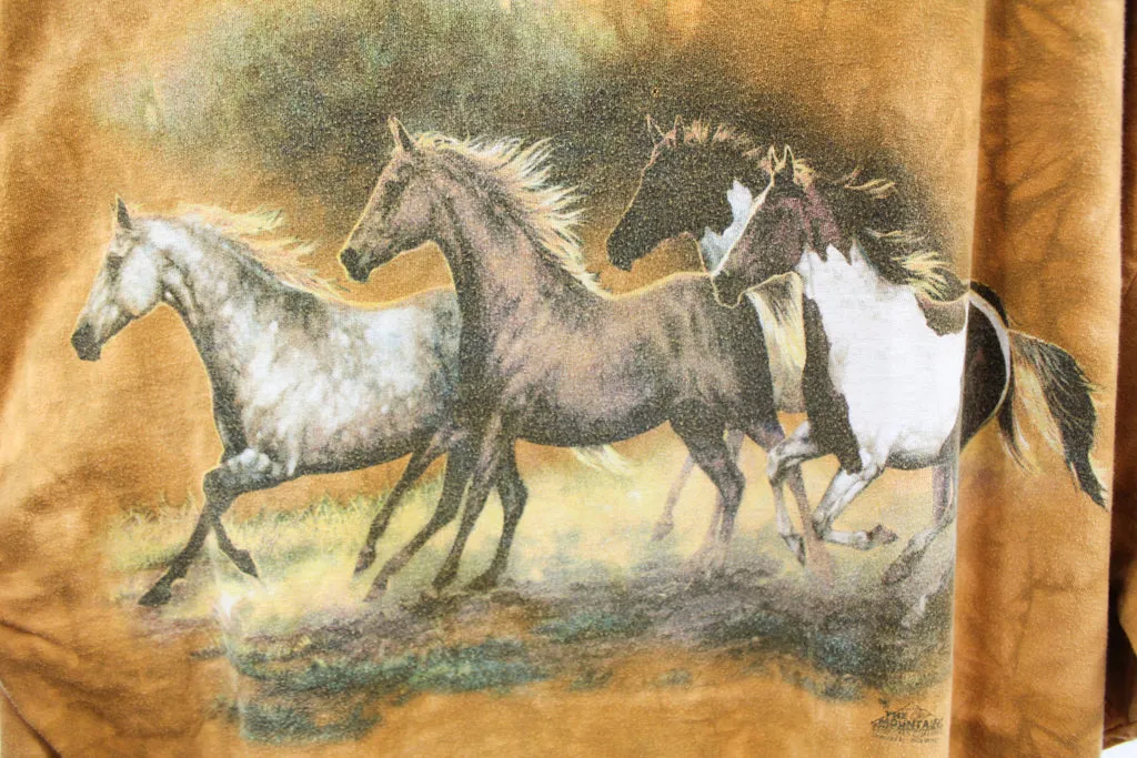 Z- Vintage 1995 The Mountain Horses Galloping Graphic Tee sold by HG Vintage product image thumbnail 2