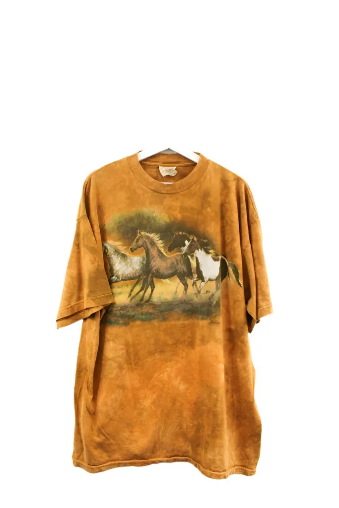 Z- Vintage 1995 The Mountain Horses Galloping Graphic Tee sold by HG Vintage