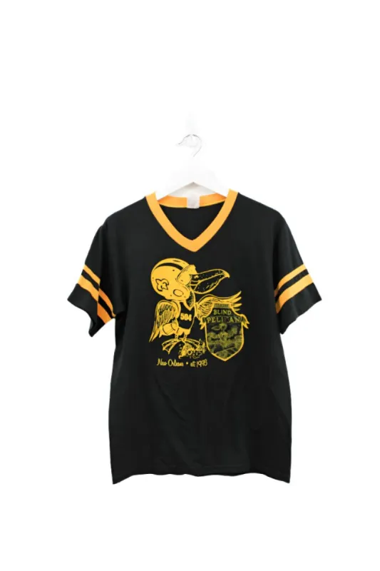 Z - Vintage New Orleans The Blind Pelican Restaurant Jersey Tee sold by HG Vintage