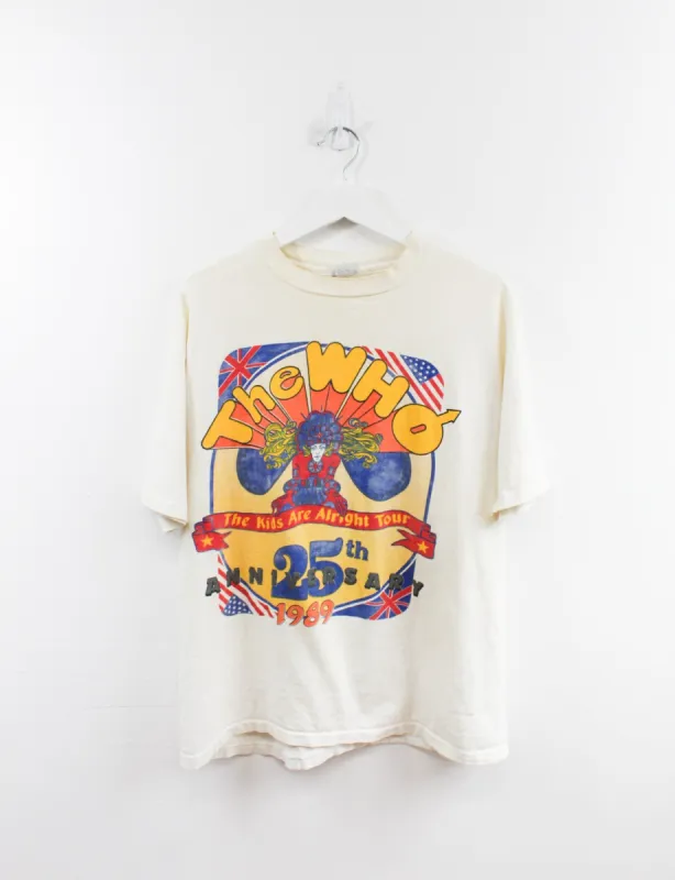 Vintage 1989 The WHO 25th anniversary Tour Tee sold by HG Vintage