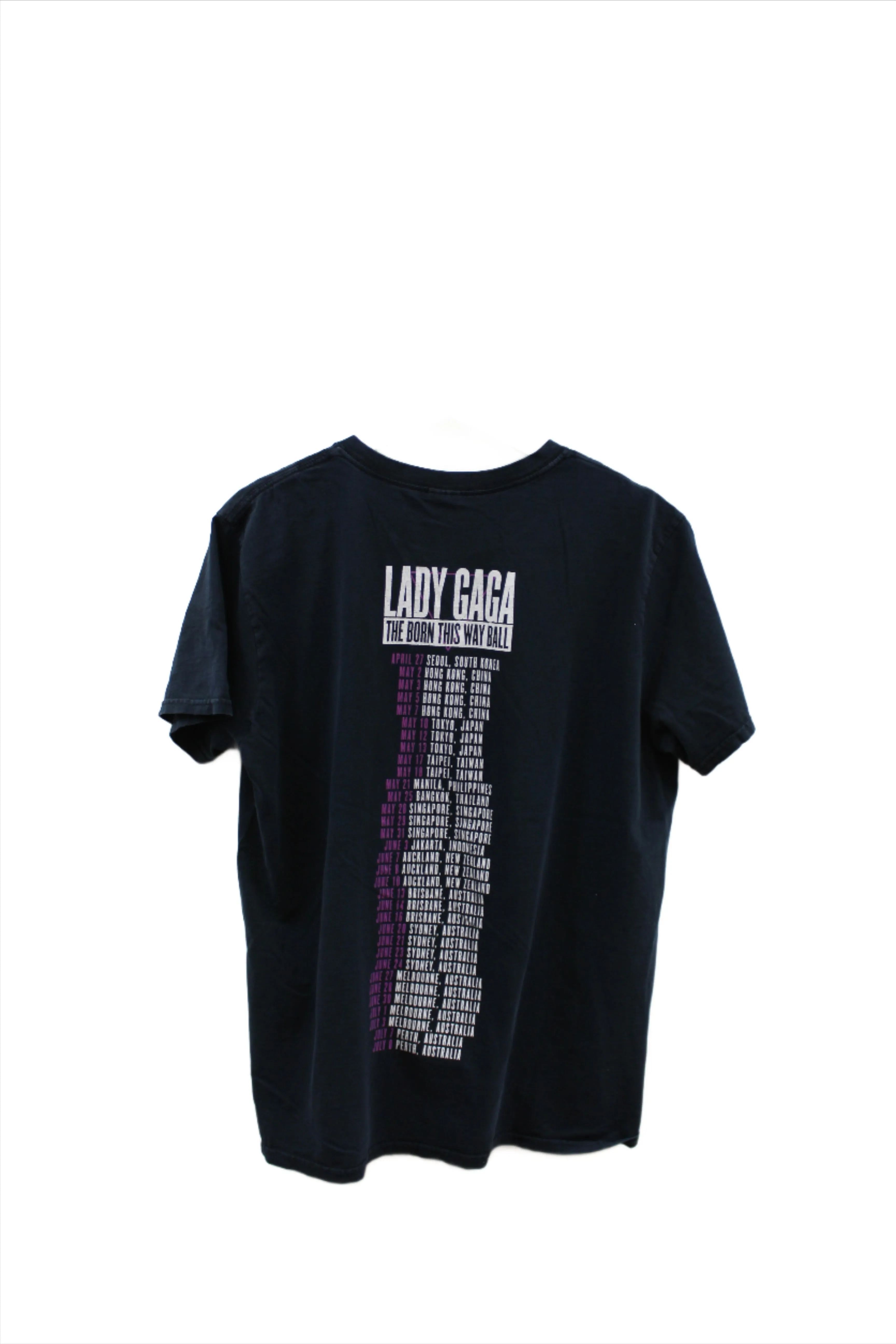 X - 2011 Lady Gaga Born This Way Ball Tour Tee sold by HG Vintage product image thumbnail 5