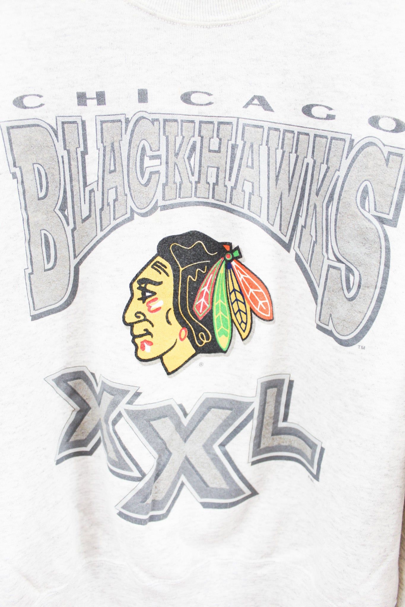 Chicago Blackhawks Logo Crewneck sold by HG Vintage product image thumbnail 2