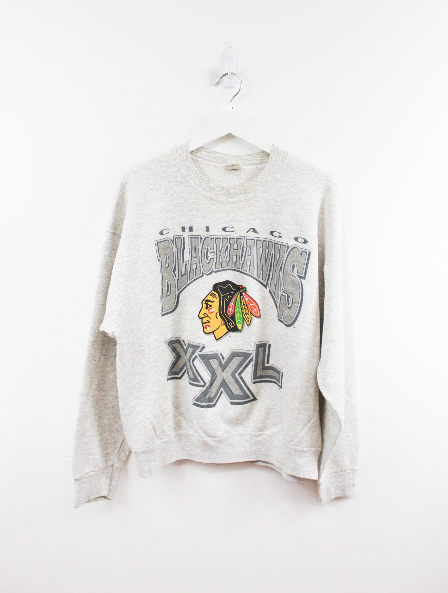 Chicago Blackhawks Logo Crewneck sold by HG Vintage