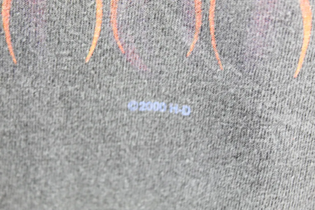 Z- Vintage 2000 Harley Davidson Pittsburgh PA Hanes Heavyweight Tag Long Sleeve Tee sold by HG Vintage product image thumbnail 4