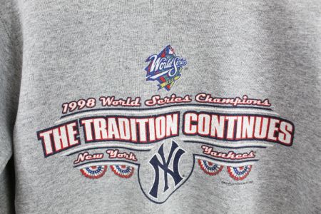 Vintage 98 MLB World Series New York Yankees Crewneck sold by HG Vintage