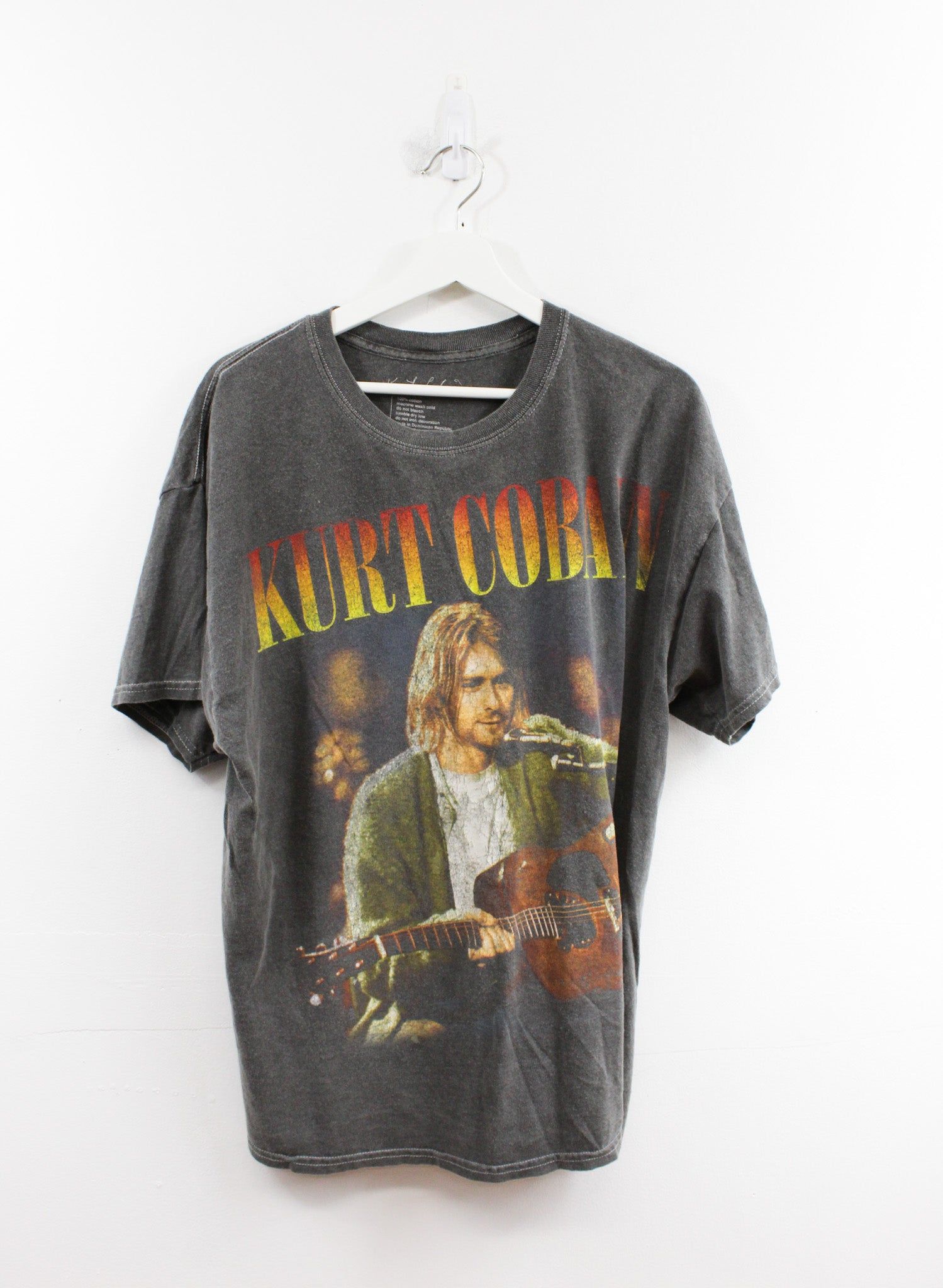 Kurt Cobain Unplugged Picture Tee sold by HG Vintage