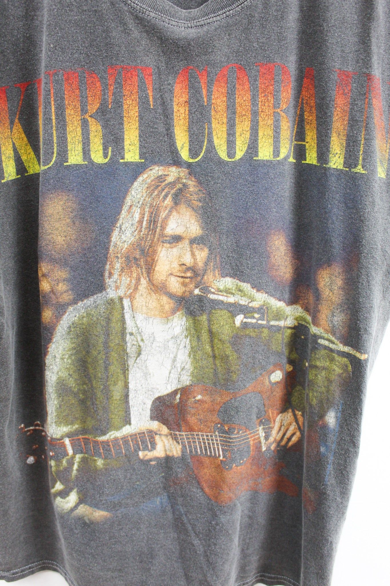 Kurt Cobain Unplugged Picture Tee sold by HG Vintage product image thumbnail 2