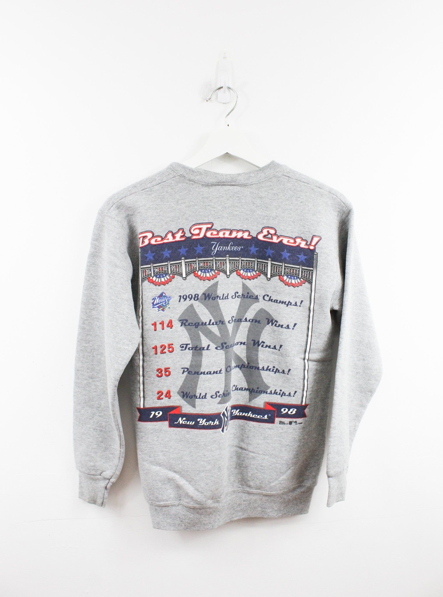 Vintage 98 MLB World Series New York Yankees Crewneck sold by HG Vintage product image thumbnail 3