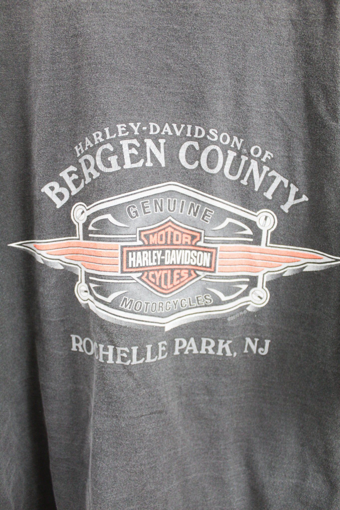 Harley Davidson Fire Skull And Crown Tee sold by HG Vintage product image thumbnail 4