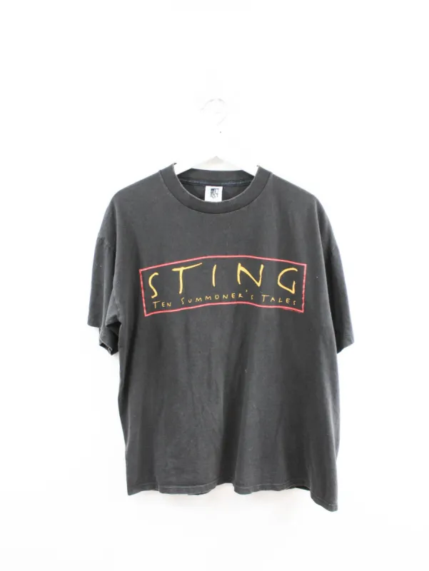 Vintage 1993 Sting Ten Summoner's Tales Tour Single Stitch Tee sold by HG Vintage