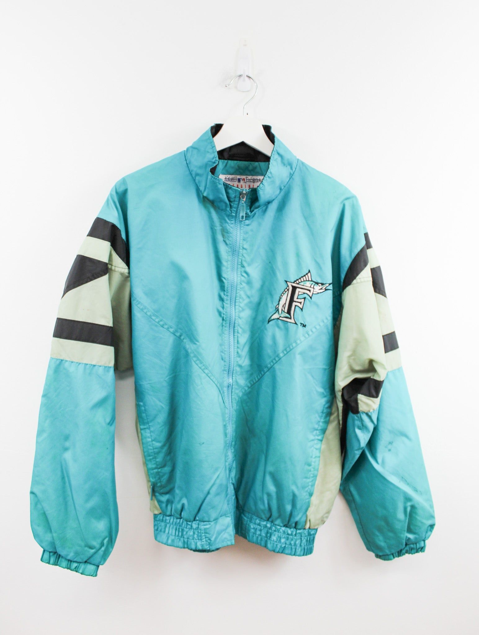 Vintage MLB Marlins Zip Up Windbreaker sold by HG Vintage