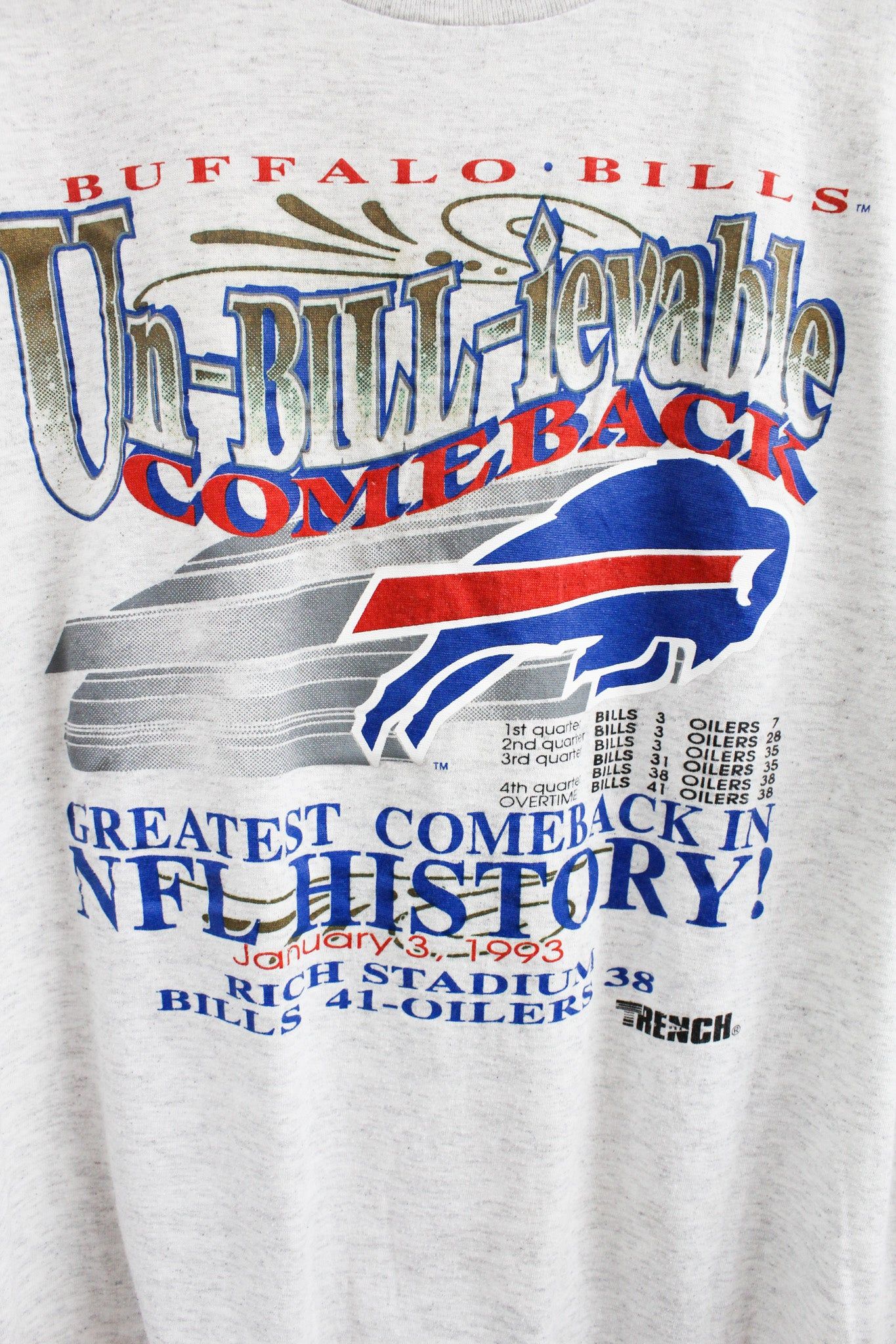 NFL Buffalo Bills 93' Comeback Tee sold by HG Vintage product image thumbnail 2