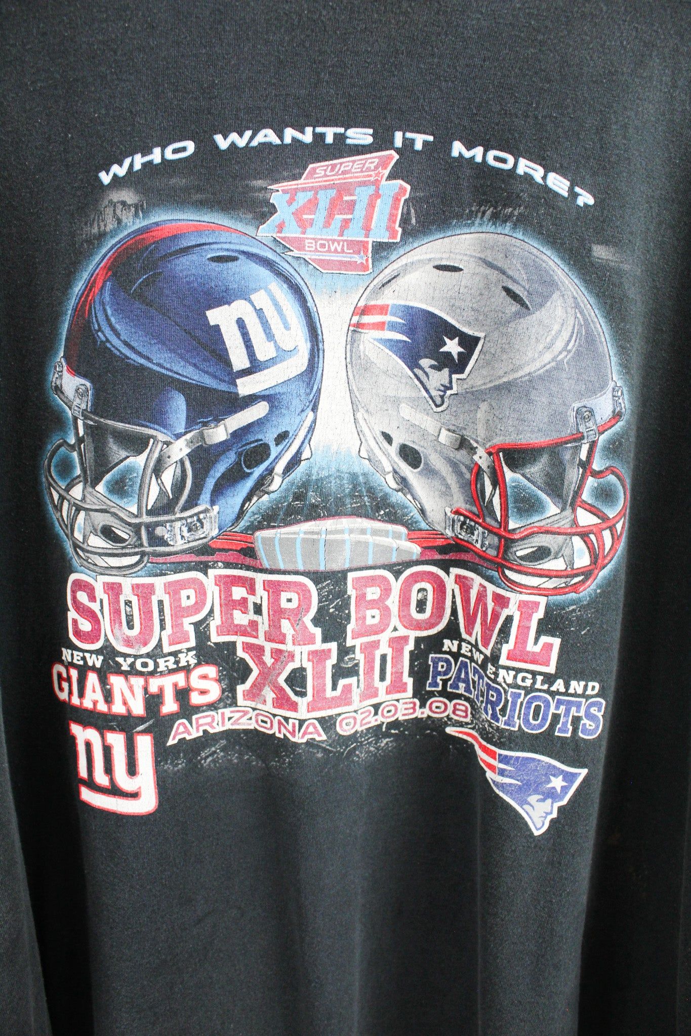 NFL Super Bowl 08' Giants Vs Patriots Tee sold by HG Vintage product image thumbnail 2