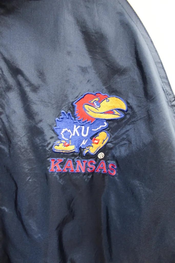 Z - Vintage Pro Player University Of Kansas Jayhawks Embroidered Logo Windbreaker sold by HG Vintage product image thumbnail 2