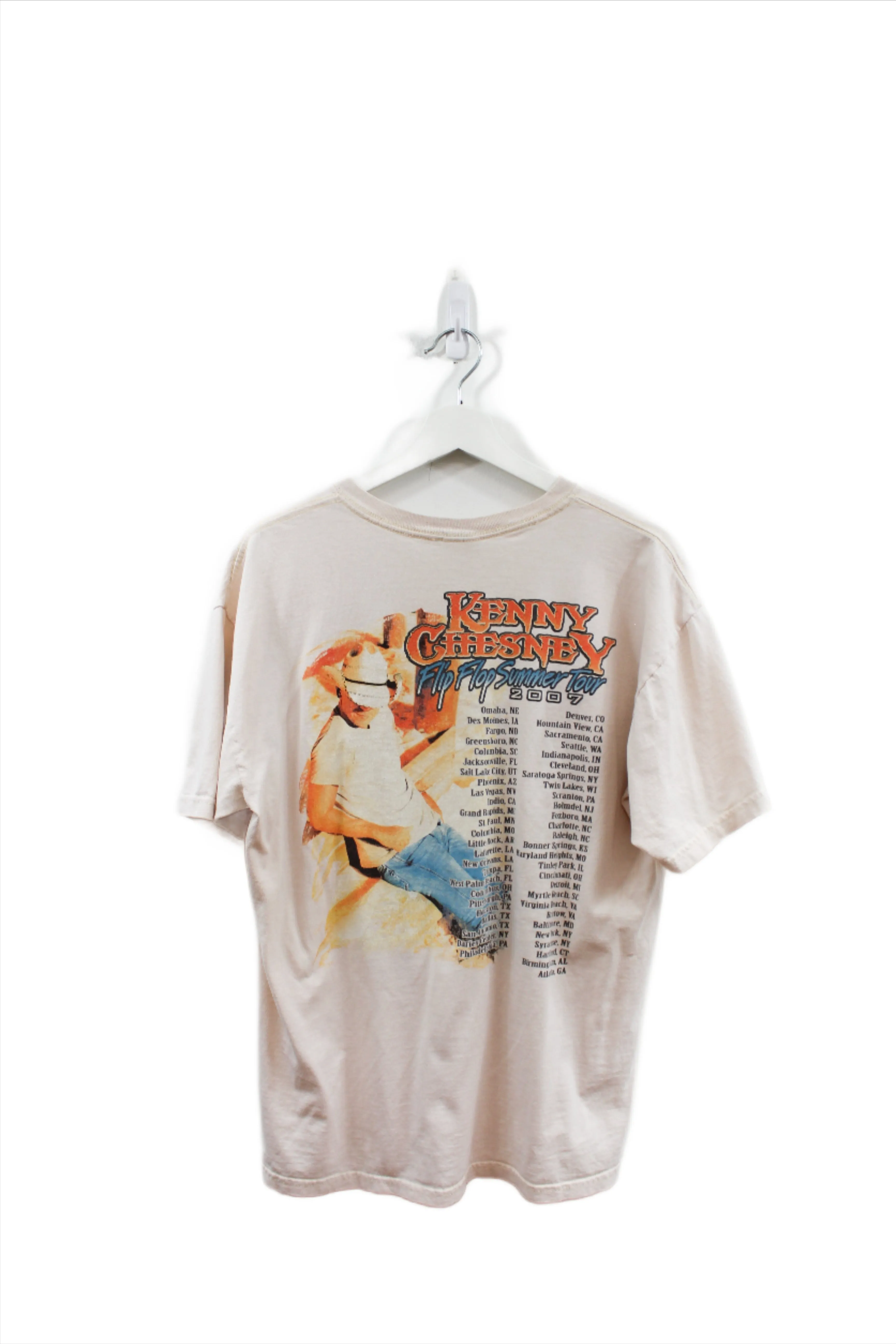 X- 2007 Kenny Chesney Flip Flop Summer Tour Beach Tee sold by HG Vintage product image thumbnail 4