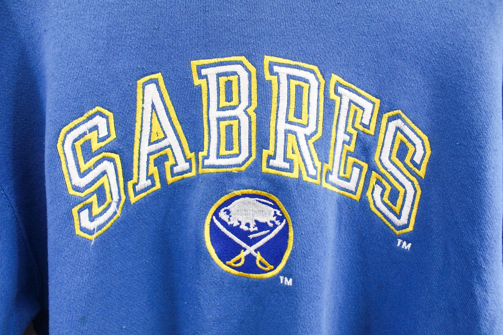 Vintage NHL Buffalo Sabres Embroidered Logo Crewneck sold by HG Vintage product image thumbnail 2