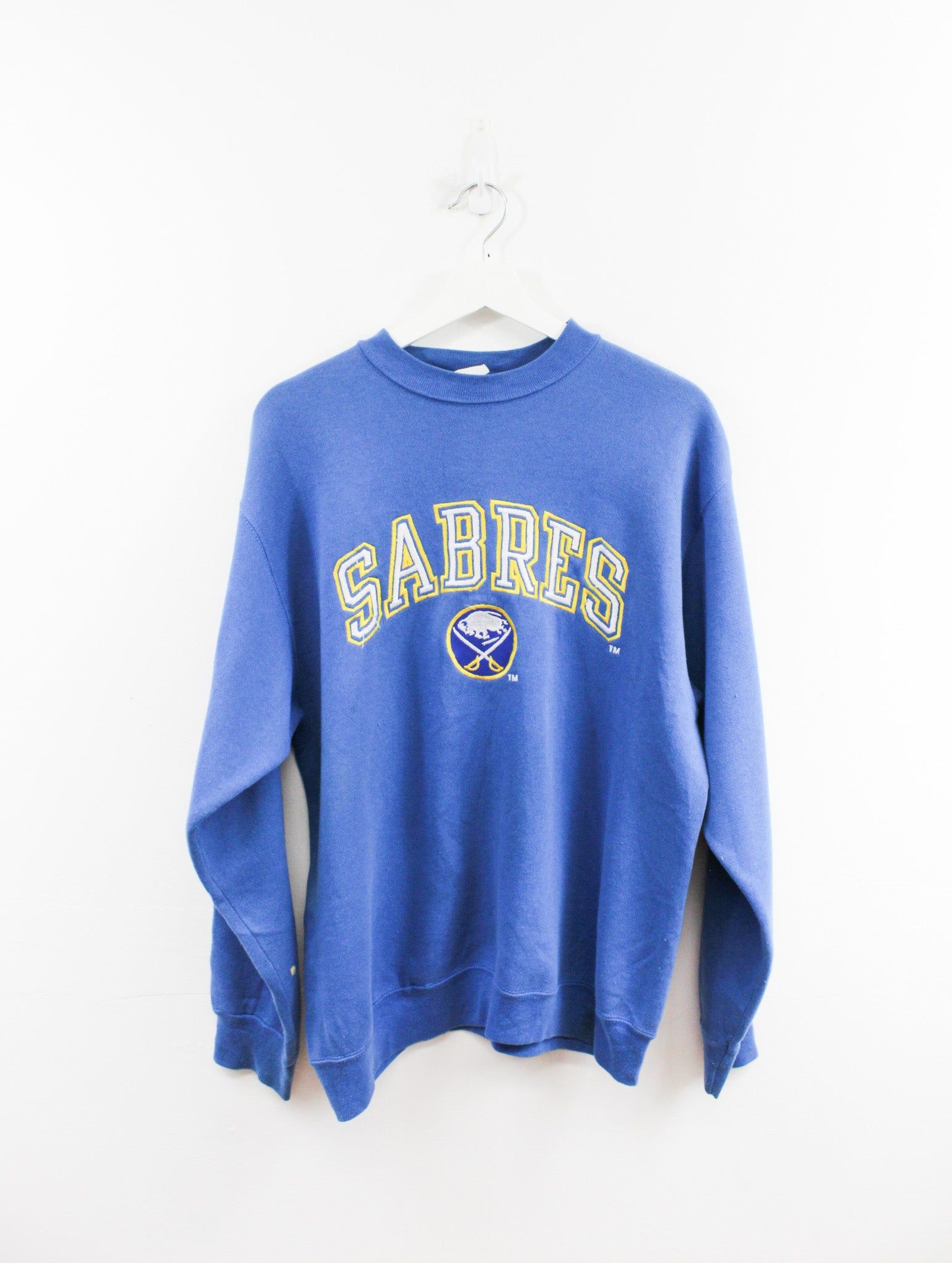 Vintage NHL Buffalo Sabres Embroidered Logo Crewneck sold by HG Vintage