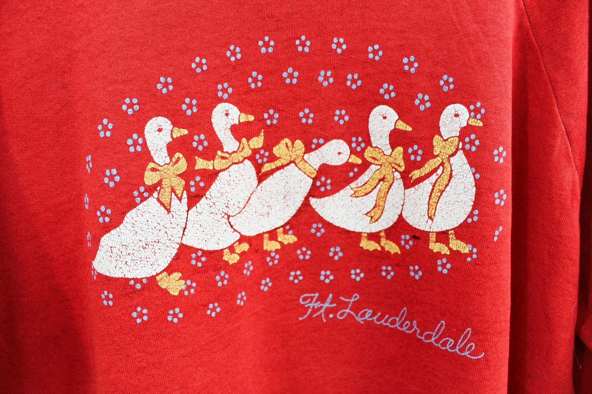 Vintage Ft. Lauderdale Ducks & Bows Crewneck sold by HG Vintage product image thumbnail 2