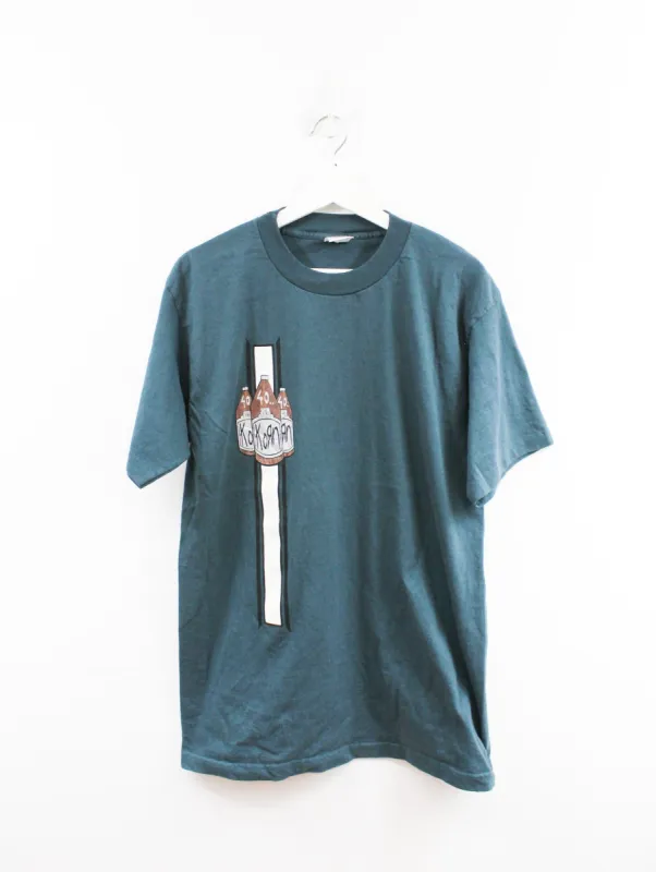 Vintage 90s KoRn 40oz Beer Single Stitch Tee sold by HG Vintage