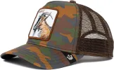 X - Goorin Brothers The GOAT Trucker Hat (Brown/Camo) sold by HG Vintage