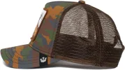 X - Goorin Brothers The GOAT Trucker Hat (Brown/Camo) sold by HG Vintage