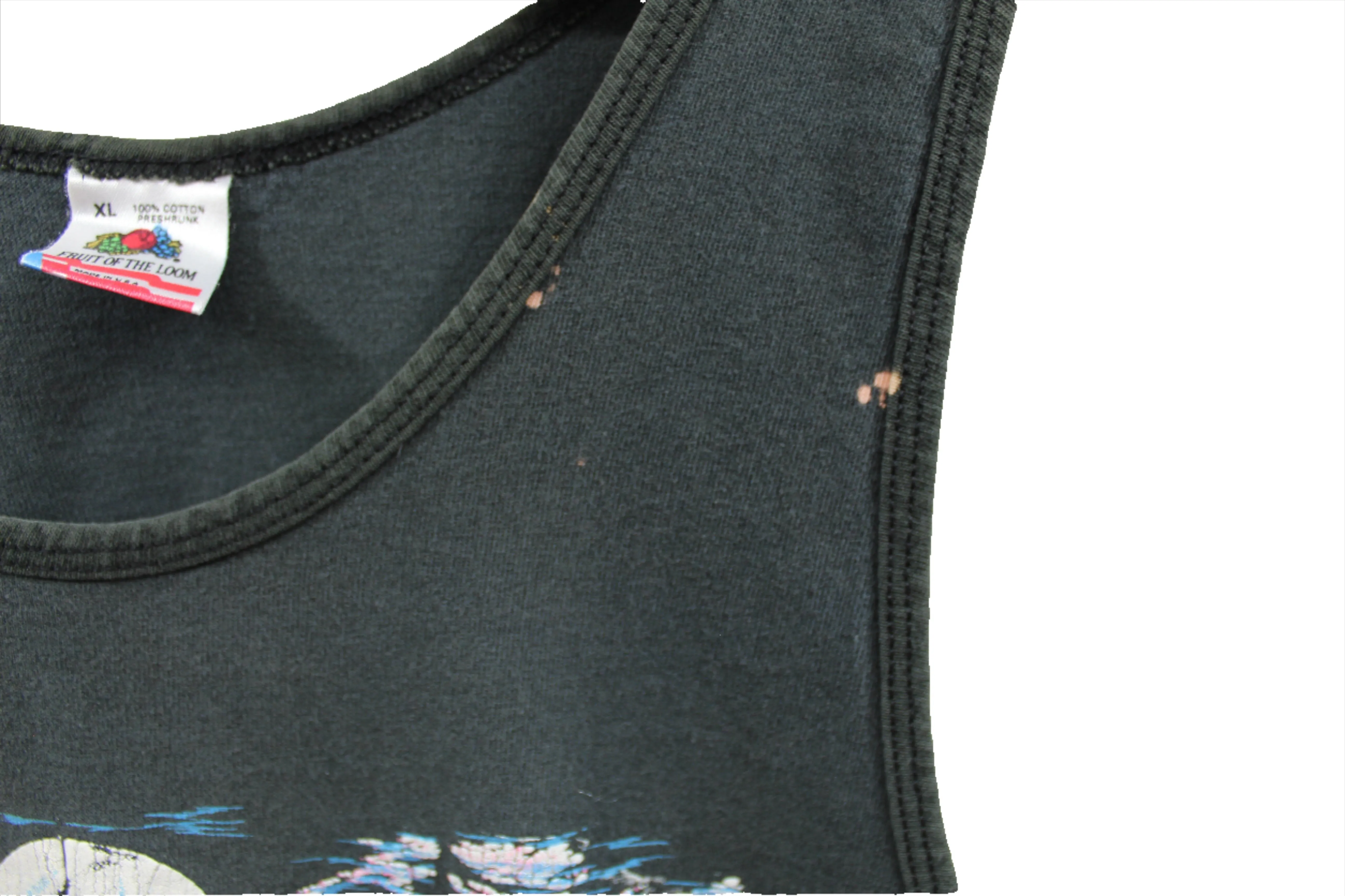 X - Vintage 90's Wolves & Moon In Forest Tank Top sold by HG Vintage product image thumbnail 3