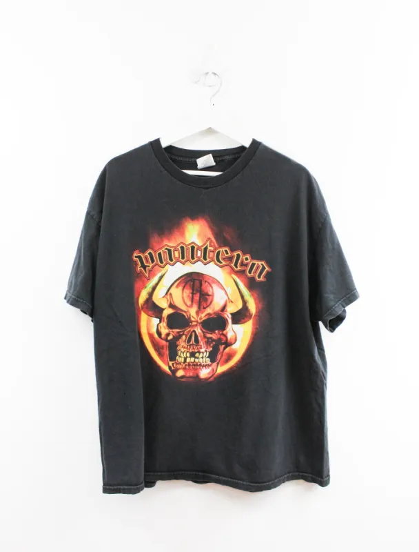 Vintage 04' Pantera Skull Graphic Tee sold by HG Vintage