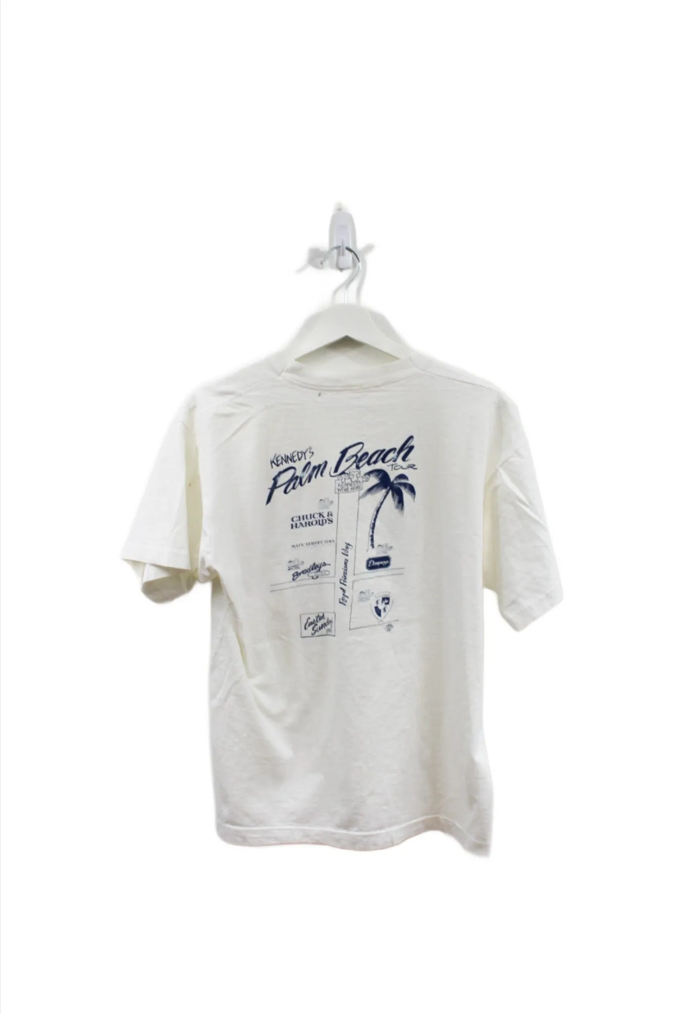 X - Vintage 1991 Hot Time In Palm Beach Kennedy's Palm Beach Tours Tee sold by HG Vintage product image thumbnail 4
