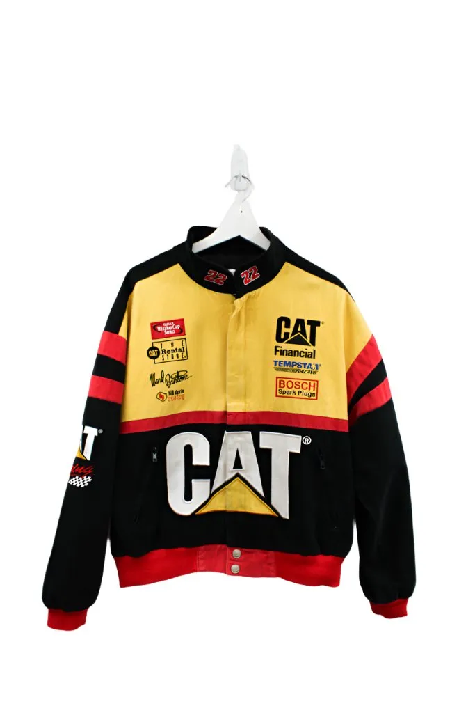 Z - Vintage Racing Champions Apparel Nascar Ward Burton CAT Racing Jacket sold by HG Vintage