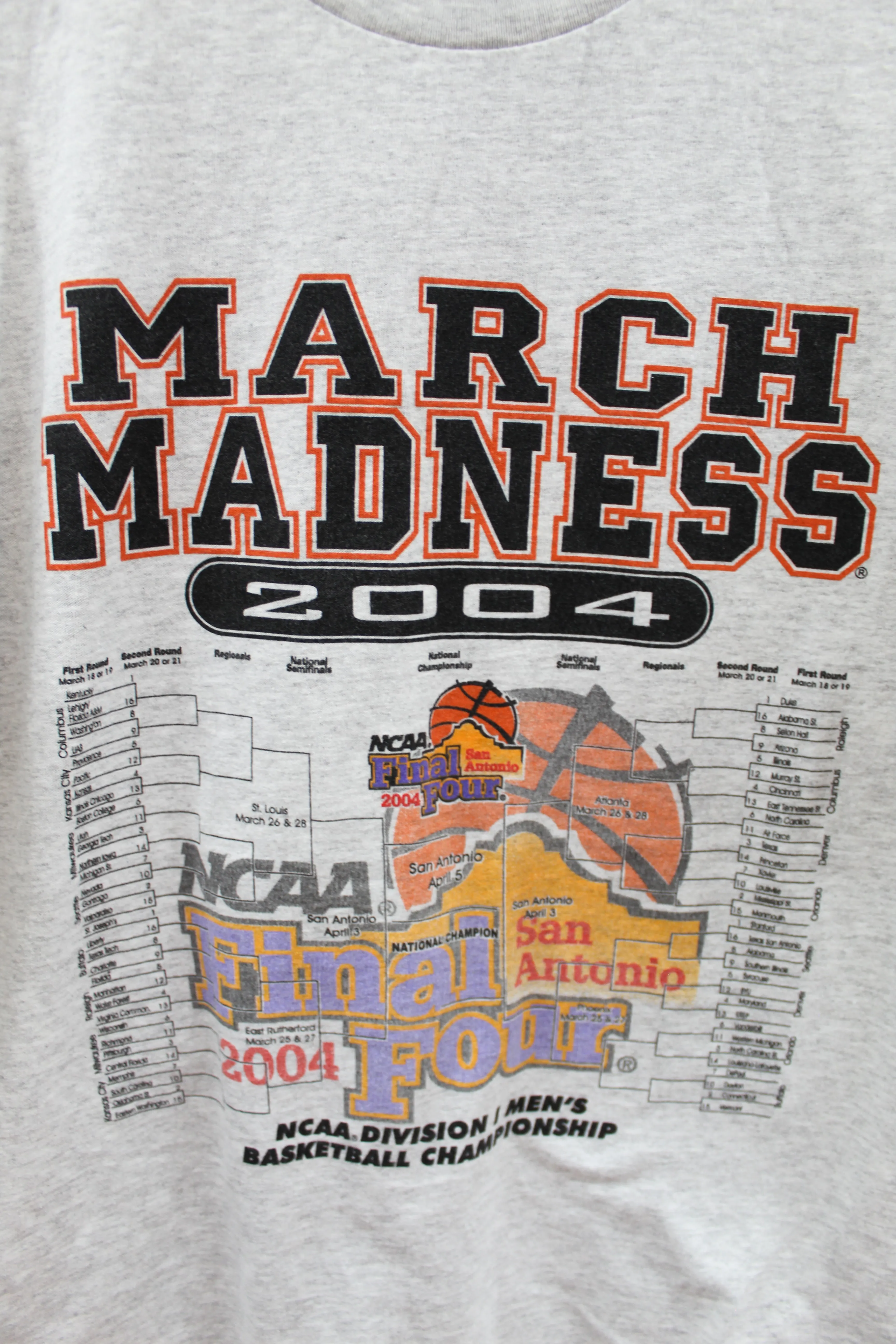 Z - Vintage 2004 March Madness Bracket Tee sold by HG Vintage product image thumbnail 2