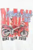 X - 2010 Atlantic Beach NC Bike Week Graphic Tee sold by HG Vintage