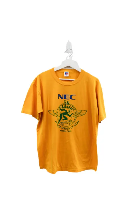 Z - Vintage Single Stitch 1995 NEC 5K Classic World Series Of Golf Tee sold by HG Vintage