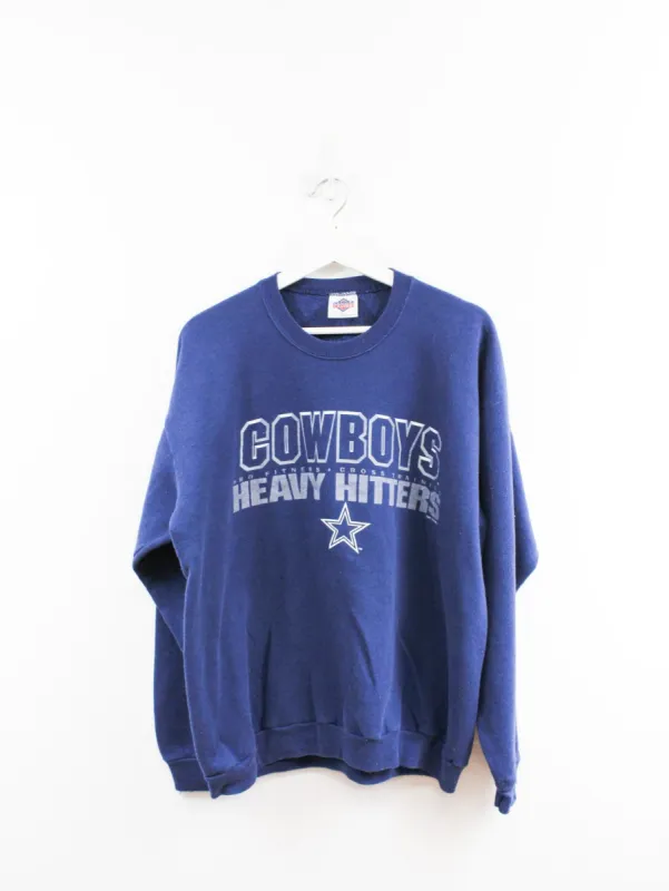 Vintage 94' NFL Dallas Cowboys Script Crewneck sold by HG Vintage