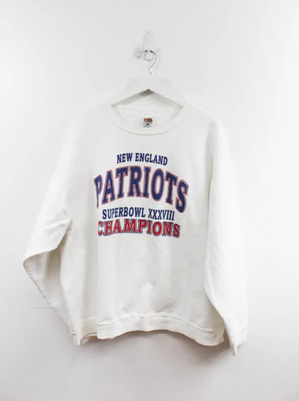 Vintage NFL 04' Patriots Super Bowl 38 Champ Crewneck sold by HG Vintage