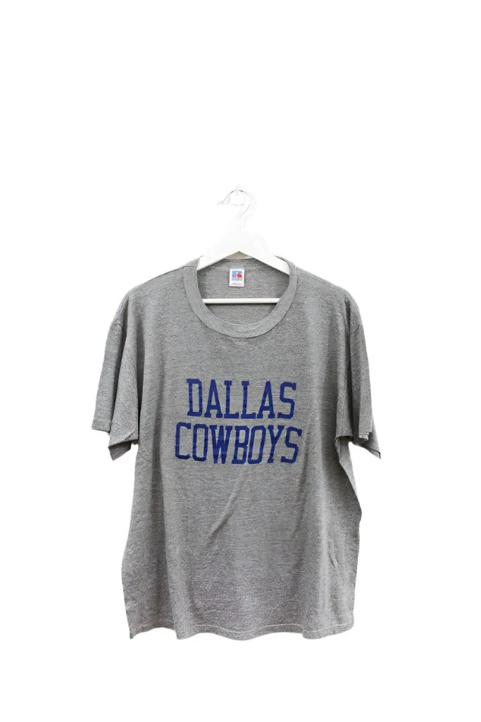 Z - Vintage Single Stitch Russell Athletic 90s NFL Dallas Cowboys Script Tee sold by HG Vintage