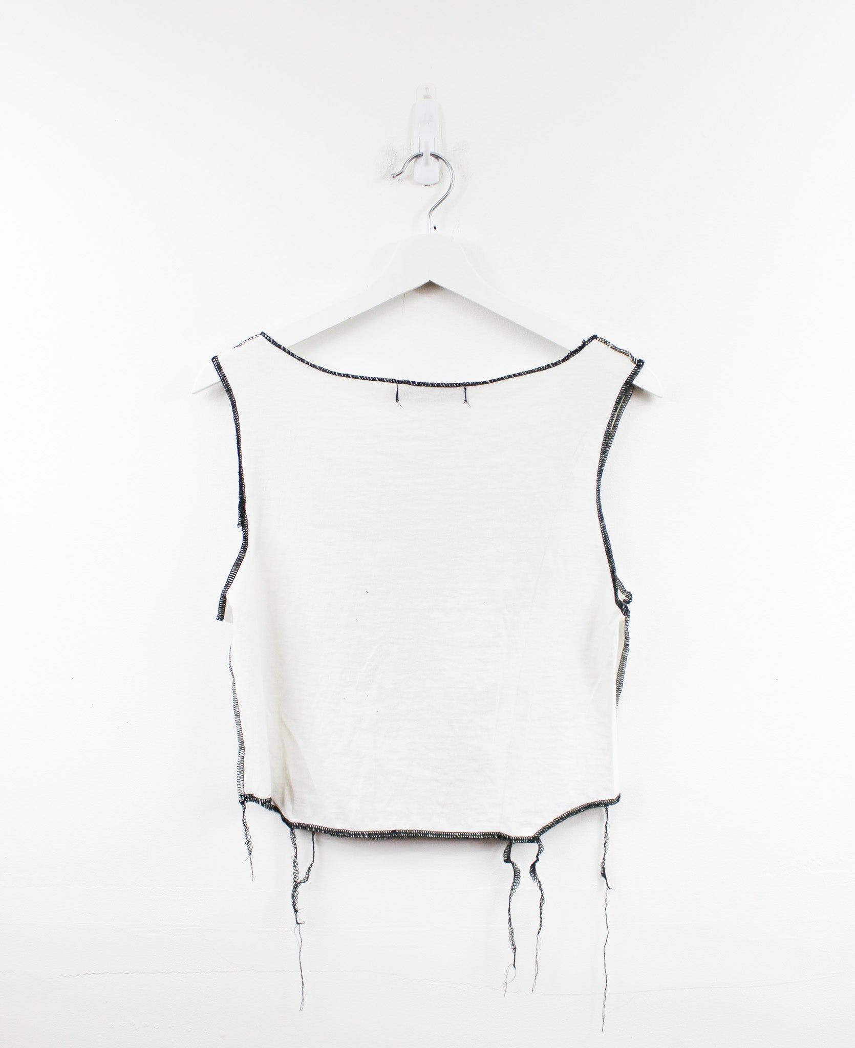 Haus Of Mojo Reworked Vintage Faded Rolling Stones Tongue Logo Double Stitch Crop Top sold by HG Vintage product image thumbnail 3