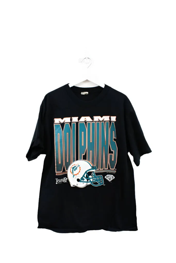 Z - Vintage Single Stitch 1994 NFL Miami Dolphins NFLPA Canada Script Tee sold by HG Vintage
