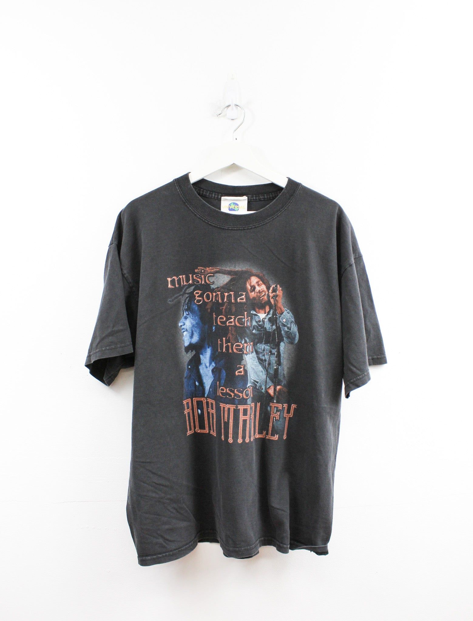 Vintage Bob Marley Music Gonna Teach Them A Lesson Tee sold by HG Vintage