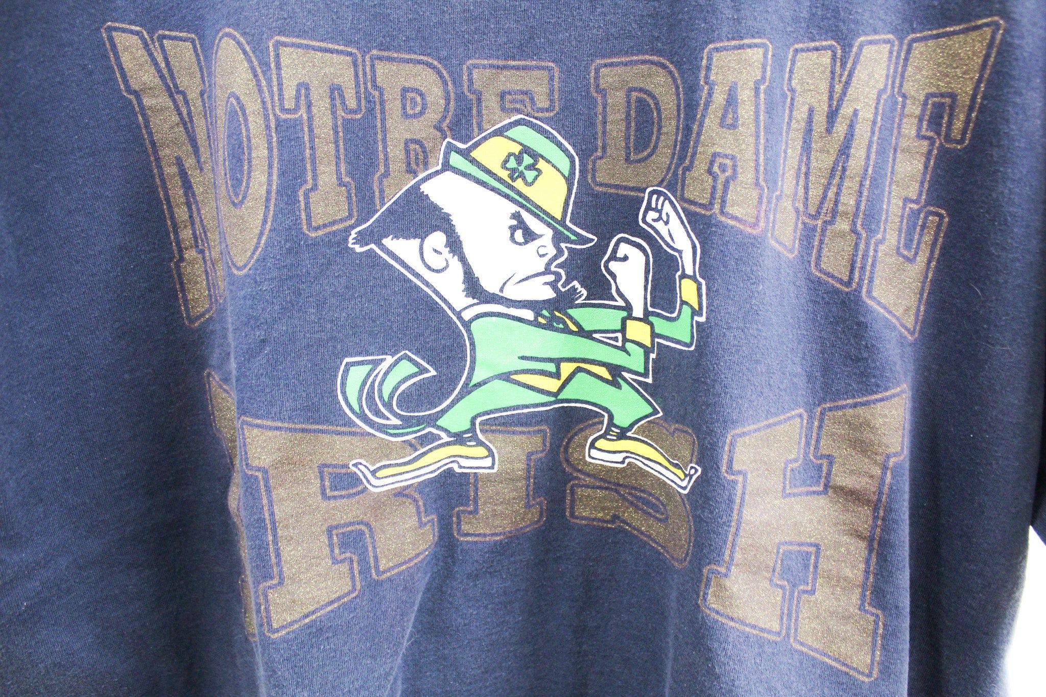 Vintage Notre Dame Fighting Irish Logo & Script Tee sold by HG Vintage product image thumbnail 2