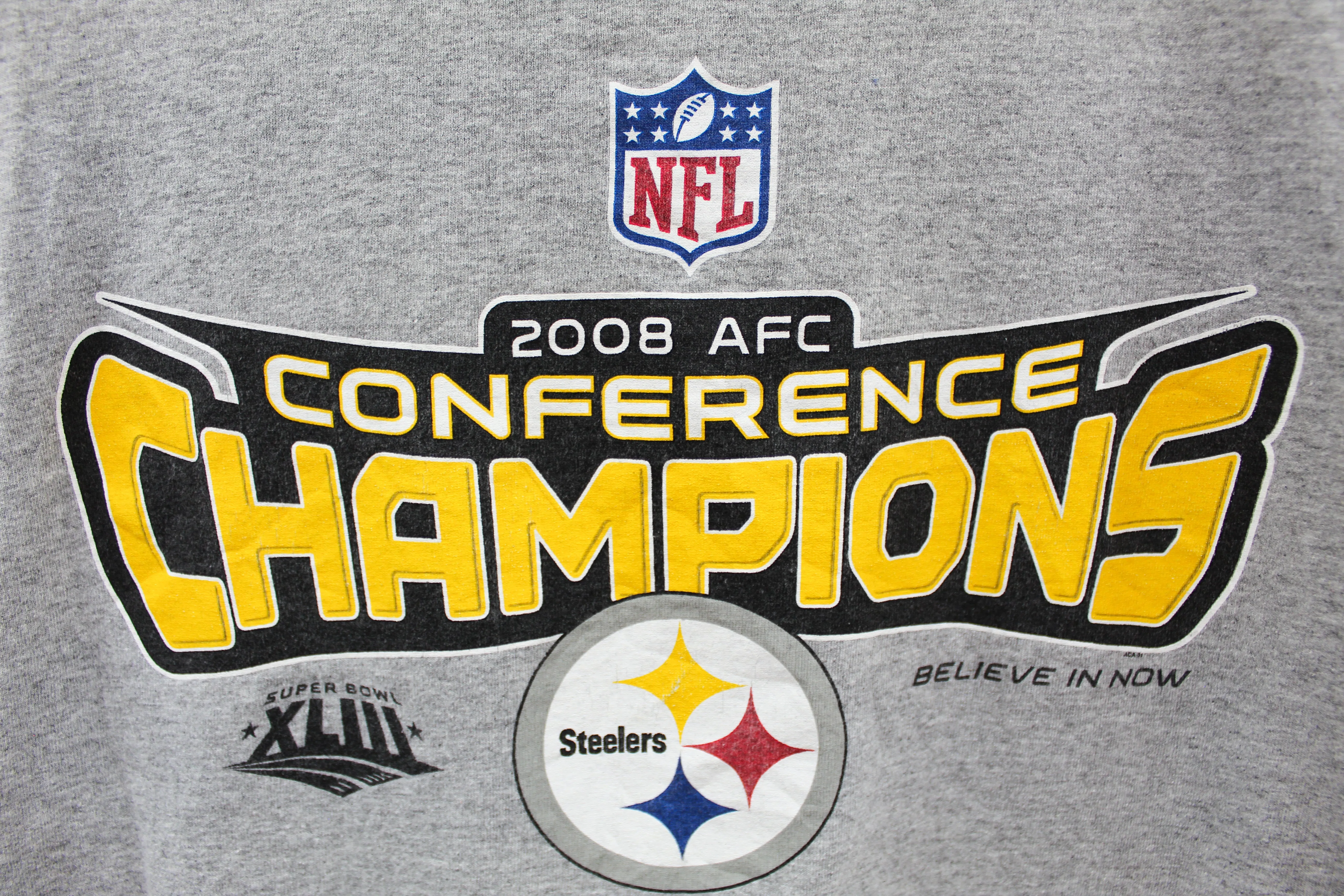 Z - 2008 NFL Pittsburgh Steelers AFC Champions Tee sold by HG Vintage product image thumbnail 2