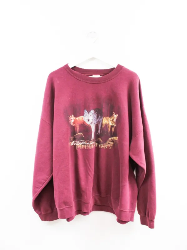 3 Wolves Predators Crewneck sold by HG Vintage
