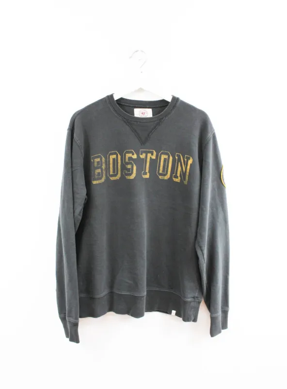 Vintage NHL Boston Bruins Script Crewneck sold by HG Vintage