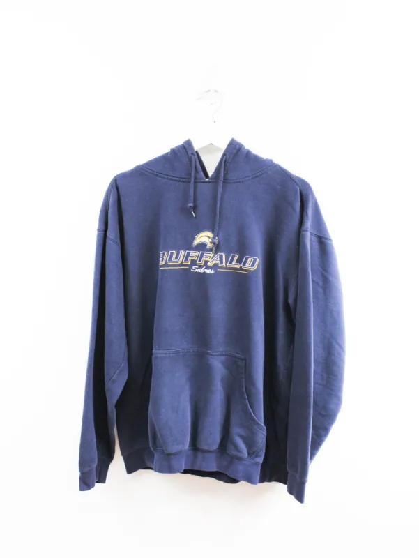 NHL Buffalo Saber Embroidered Logo Hoodie sold by HG Vintage