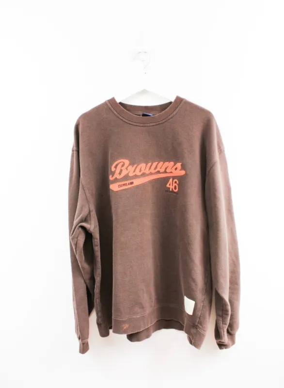 Vintage Cleveland Browns Script Crewneck sold by HG Vintage