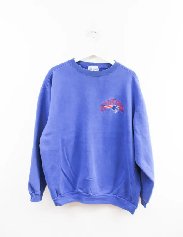 Vintage New England Patriots Embroidered Logo Crewneck sold by HG Vintage
