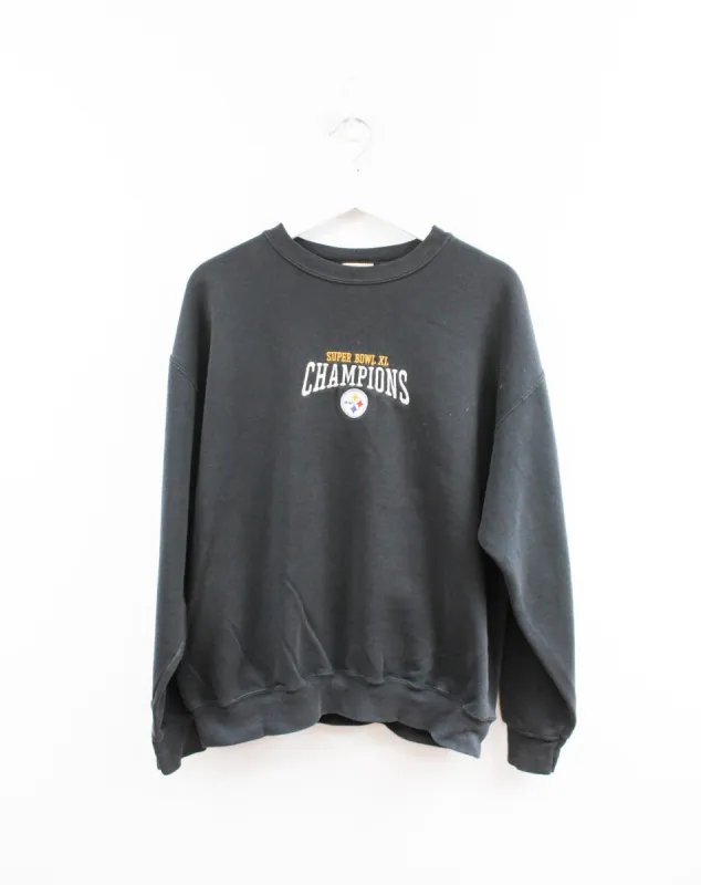 Vintage NFL 05' Superbowl Pittsburgh Steelers Champs Crewneck sold by HG Vintage
