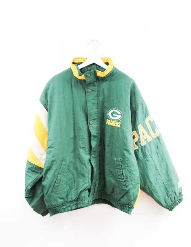 Vintage Starter NFL Green Bay Packers Winter Jacket sold by HG Vintage