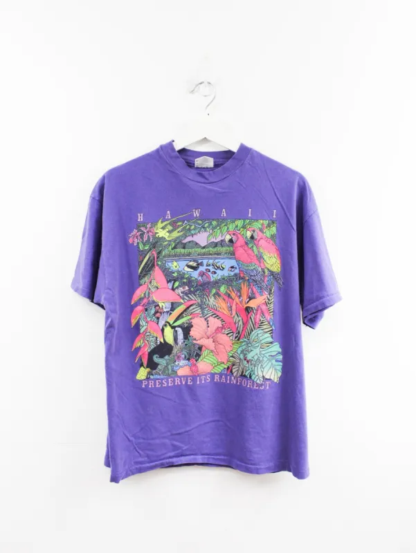 Vintage Hawaii Rainforest Preservation Tee sold by HG Vintage