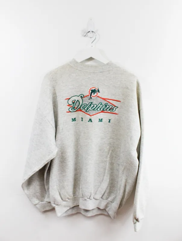 Vintage Logo Athletic NFL Miami Dolphins Embroidered Logo Crewneck sold by HG Vintage