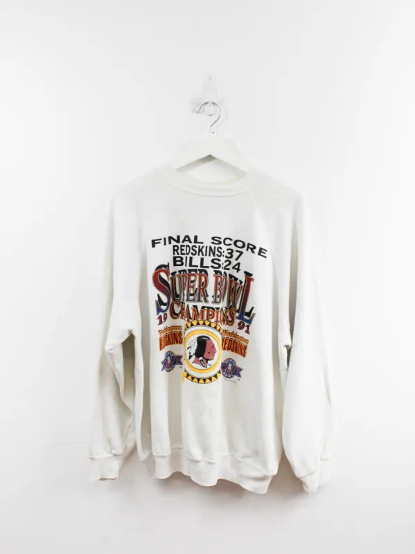 Vintage 91' NFL Super Bowl Washington Football Team Crewneck sold by HG Vintage